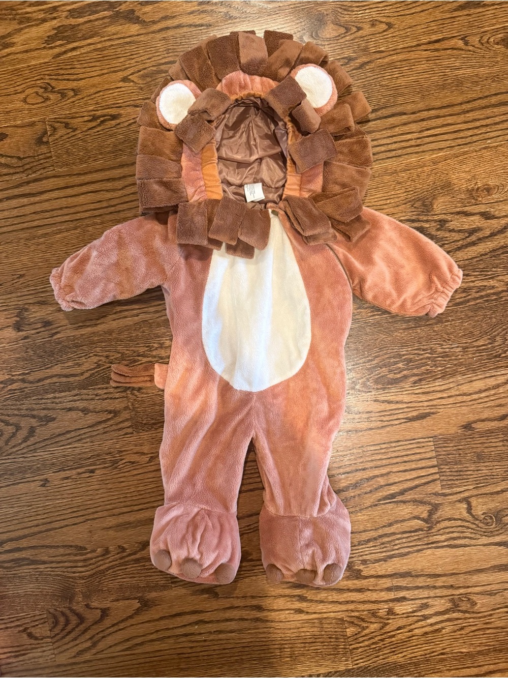 Plush Lion Halloween Costume - Baby size 6-12 Months